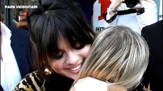 Selena GOMEZ comforting a crying fan @ Paris 13 december 2019 outside a radio station