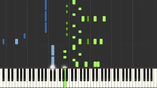 The Dark Knight - Main Theme [Piano Tutorial Synthesia] (Patrik Pietschmann)