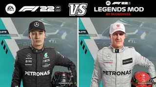 F1 22 VS F1 22 Legends Mod