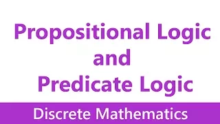 Discrete Mathematics #03 Propositional Logic and Predicate Logic (1/2)