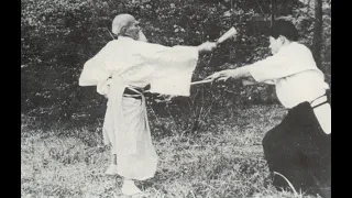 O'Sensei Morihei Ueshiba "Tessen"