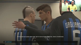 EL PRIMER INTER DE MILÁN VS AC MILAN DE SANTANA! BRUTAL GOLAZO!! | PES 2019 Ser una leyenda