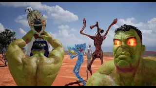 Team Siren Head vs Zombie Hulk | Hulk vs Siren Head | Hulk vs Rod | Hulk vs Huggy Wuggy | SCP 096