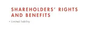 Business Associations tutorial: Shareholders' Rights and Obligations | quimbee.com