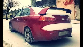 Установка Спойлера EVO Replica на Lancer X