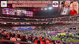 SUPER BOWL OPENING NIGHT at Allegiant Stadium