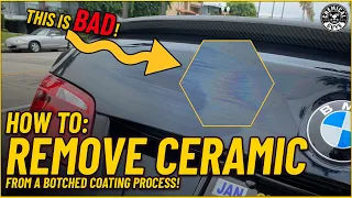 Ceramic Coating Disaster! How To Fix A Botched Job - Chemical Guys