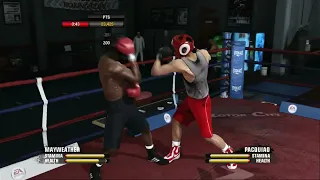 Open Sparring w/ "PrettyBoy" Floyd vs "The Destructor" Pacquiao - Fight Night Champion