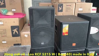 Loa RCF 5215 W ( Bass 40 Thiết Kế Vô Cùng Gọn Gàng)  Hàng Italy 🇮🇹 Xịn Sò