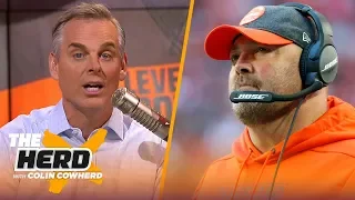 Colin reacts to Browns firing Freddie Kitchens, 49ers proved they're best in NFC | NFL | THE HERD