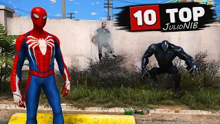 😱TOP 10 JulioNIB Mods! ТОП 10 САМЫХ ЛУЧШИХ МОДОВ ДЛЯ GTA 5! ТОП 10 МОДОВ НА СУПЕРГЕРОЕВ В ГТА 5!