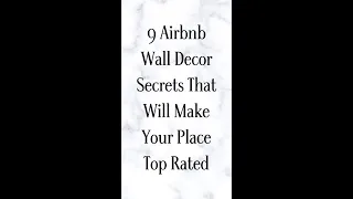 9 Airbnb Wall Decor Secrets That Will Make Your Place Top Rated #shorts