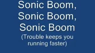 Sonic Boom Lyrics (Crush 40)