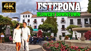 ESTEPONA Spain Downtown Walk | February 2024 | Costa del Sol, Andalusia [4K]