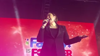 Sharon performs Kahit Maputi Na Ang Buhok Ko sa ABS-CBN Christmas Party
