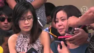 Robredo family press conference