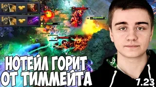 ЧЕМП ИНТА НОТЕЙЛ ГОРИТ ОТ ТИММЕЙТА 8000 ММР | NOTAIL RAGE 8000 MMR DOTA 2