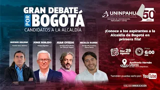 Gran Debate por Bogotá | Candidatos a la Alcaldía de Bogotá