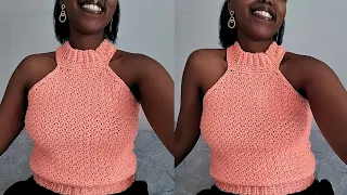 Crochet Sleeveless Top Tutorial