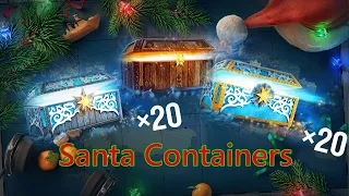 Opening 20 of each 2020 Santa Container Type