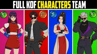 ACTULLY NOT BAD! FULL KOF COLLAB CHARACTERS TEAM VS PVP!! Seven Deadly Sins: Grand Cross