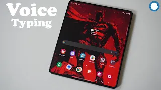 How To Use Voice Typing On Samsung Galaxy Z Fold 5