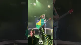 Måneskin with flag 💚💛 Rio de Janeiro,Brazil 01/11/23#maneskin