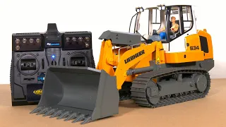 CARSON LIEBHERR RC CRAWLER LOADER LR634 UNBOXING, FIRST TEST!! RC MODEL IN SCALE 1/14, RTR, LITRONIC