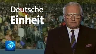 Tag der Deutschen Einheit - tagesschau vom 3. Oktober 1990