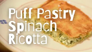 How to Make a Spinach & Ricotta Puff Pastry Pie | Easy Italian Recipes