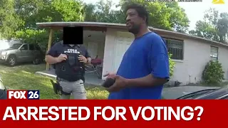 Convicted felons in Florida arrested for voting fraud due to misinformation