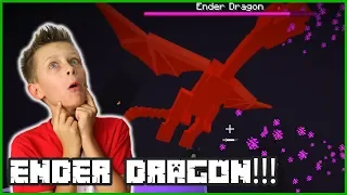 I Defeated the Ender Dragon in Minecraft!!! [Awesomely]