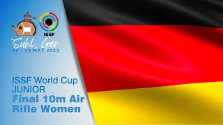 10m Air Rifle Women Junior Final - 2023 Suhl (GER) - ISSF World Cup Rifle/Pistol