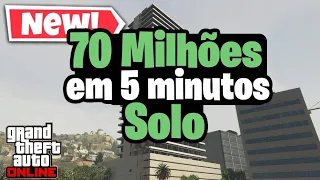 SAIU&SOLO *70 milhões Rapidamente* Faça agora esse Glitch de dinheiro solo no gta 5 online