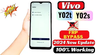 VIVO Y02/Y02S/Y02T 🔥FRP Bypass Android 13 || Gmail Account Unlock (NEW METHOD 2024 ✅) | Without pc