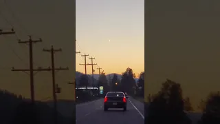 UFO footage over mission BC 6:26am Sept 8, 2020