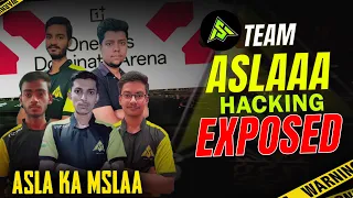 TEAM ASLAA EXPOSED HACKING IN 1PLUS | SHAME ON THEM 😡