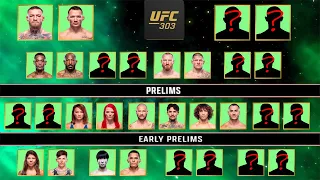 Making a STACKED UFC 303 Card