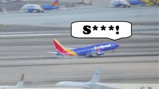 Hard landing in Las Vegas (Southwest Airlines)