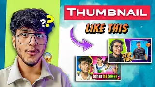 How to make Thumbnail Like Triggered Insaan !