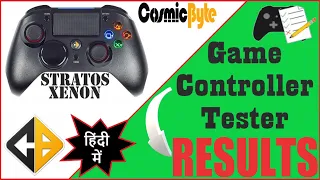 Cosmic Byte Stratos Xenon Gamepad || Testing on the Game Controller Tester Application | HINDI VIDEO