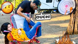 Txunamy Got Hurt In Our Camping Trip! *She is in pain* | Familia Diamond