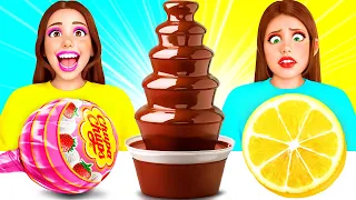 Défi De La Fontaine À Chocolat | Défi Fou par Funny Toony