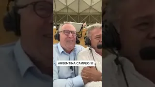 Emoção do Narrador Argentino chora ao dizer campeão do mundo!