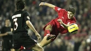 STEVE GERRARD VS  OLYMPIAKOS