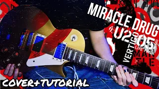 U2 - Miracle Drug (Guitar Cover + Tutorial) Live From Chicago 2005 Free Backing Track Line 6 Helix