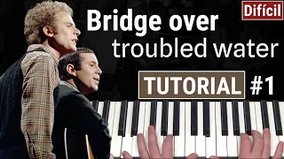 Como tocar "Bridge over troubled water" (Simon & Garfunkel) - Parte 1/2 - Piano tutorial y partitura