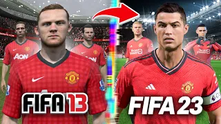 I Rebuild Manchester United From FIFA 13 to FIFA 23!