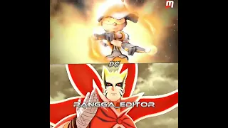 Boboiboy full potential vs naruto #shorts #edit #anime #boboiboy