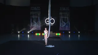 Каралюс Олена. Повітряні полотна - Aerial Silks DEBUT Juveniles 10 -13 years Группа 1